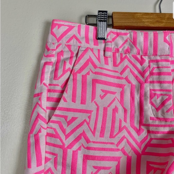 NWOT! Gorgeous SHORTS - neon tiki print with front and back pockets! Womens 4 - Picture 5 of 10
